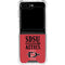 San Diego State University Aztecs Red Galaxy Z Flip6 Clear Case